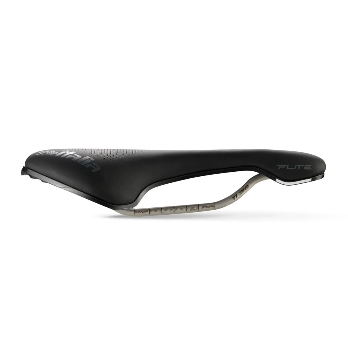 Selle SELLE ITALIA FLITE BOOST SUPERFLOW ENDURANCE L Rails Ti 316 Noir - Image 2
