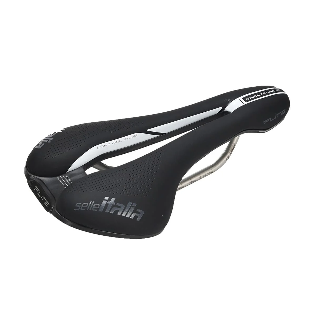 Selle SELLE ITALIA FLITE BOOST SUPERFLOW ENDURANCE S Rails Ti 316 Noir - Image 6