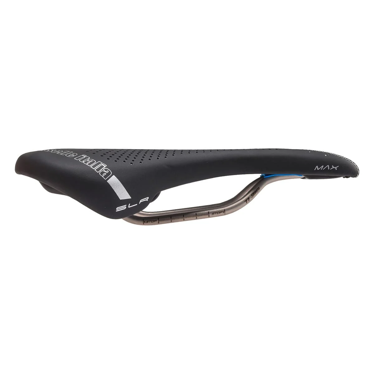 Selle SELLE ITALIA MAX SLR GEL SUPERFLOW L Rails TI316 Noir - Image 2