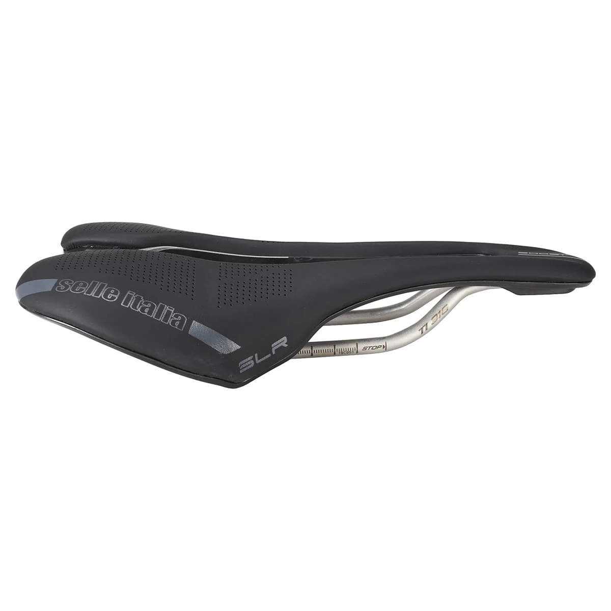Selle SELLE ITALIA SLR BOOST SUPERFLOW L Rails TI316 Noir - Image 2
