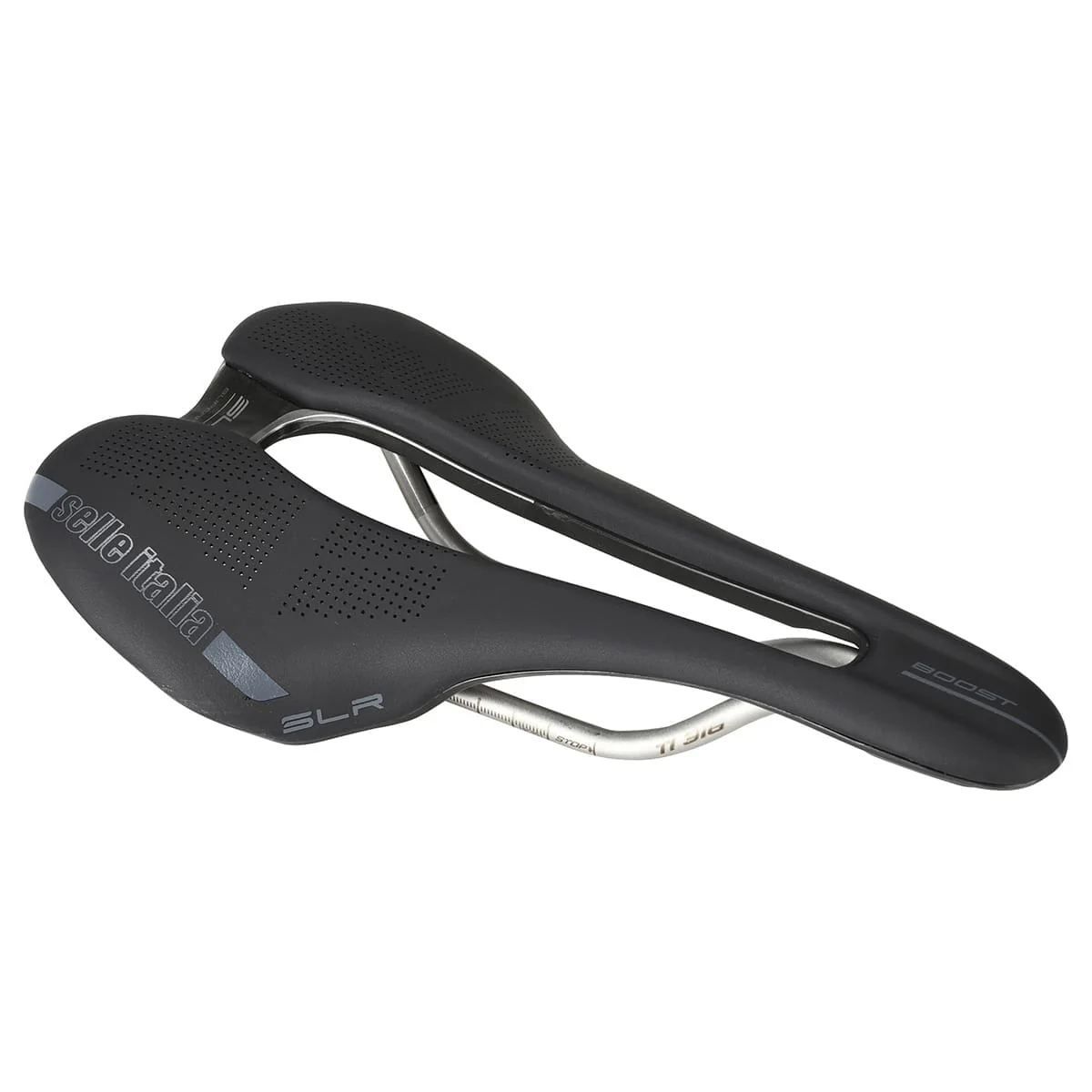 Selle SELLE ITALIA SLR BOOST SUPERFLOW L Rails TI316 Noir - Image 4