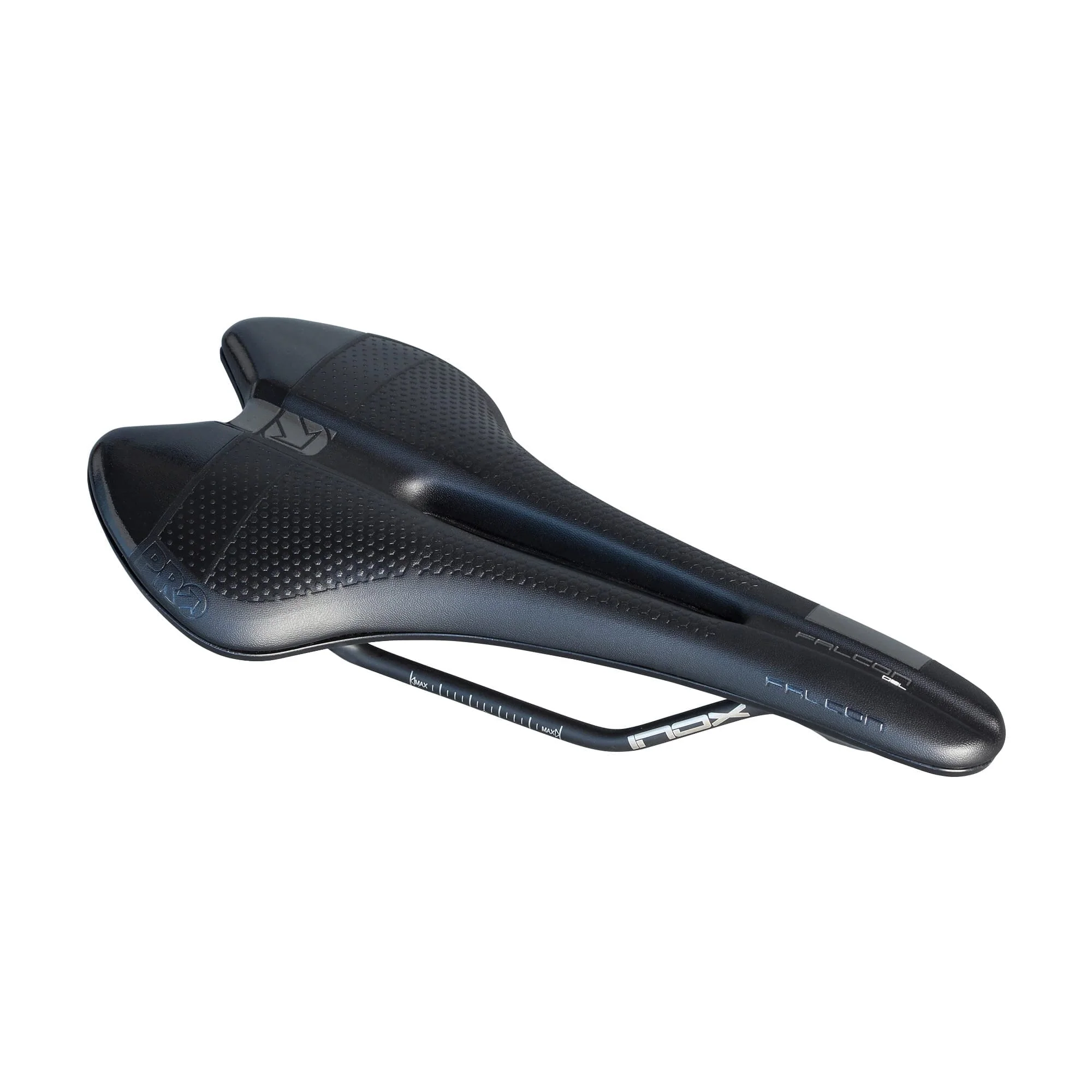 Selle PRO FALCON GEL142mm Rails Inox Noir