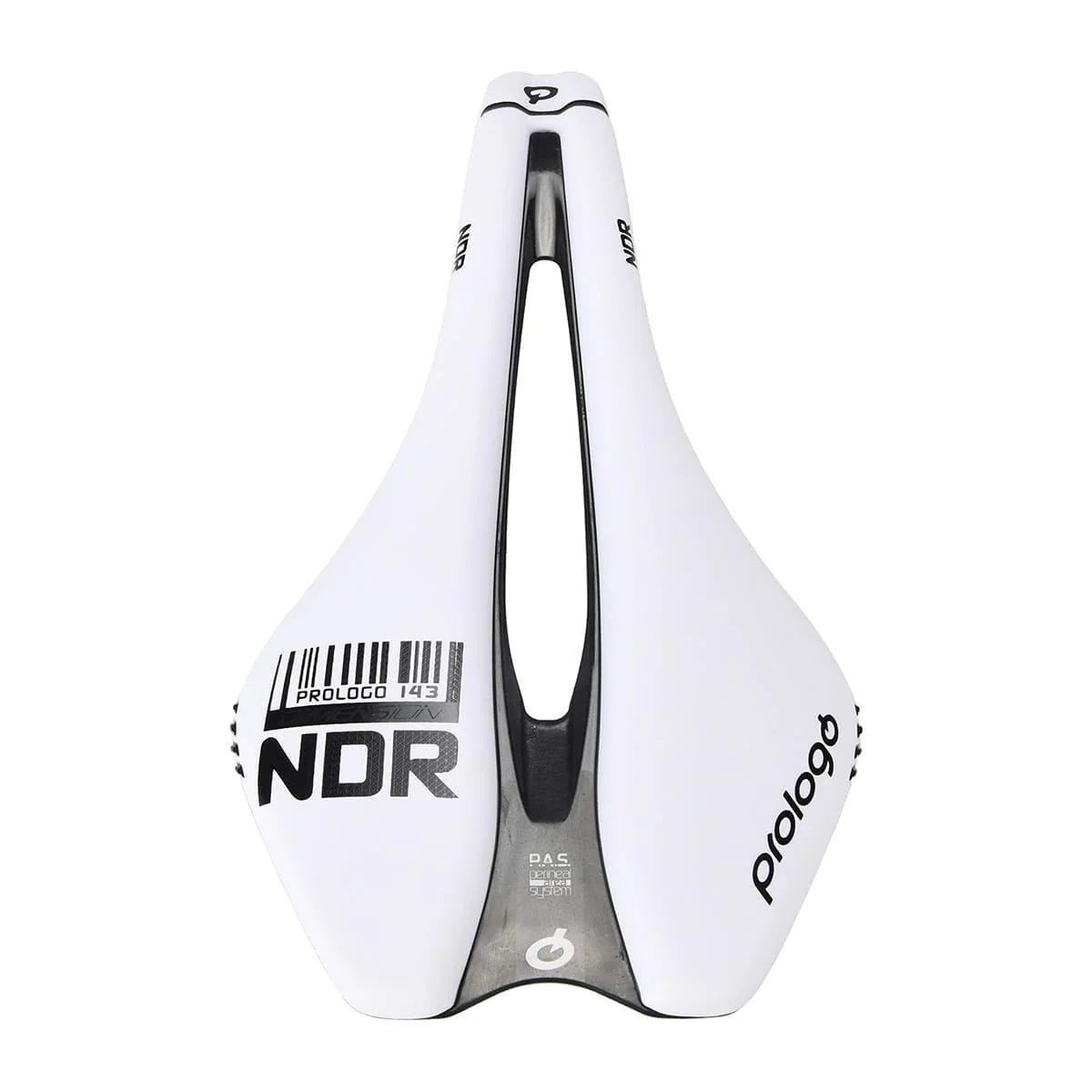 Selle PROLOGO DIMENSION NDR 143 mm Rails TiroX Blanc - Image 2