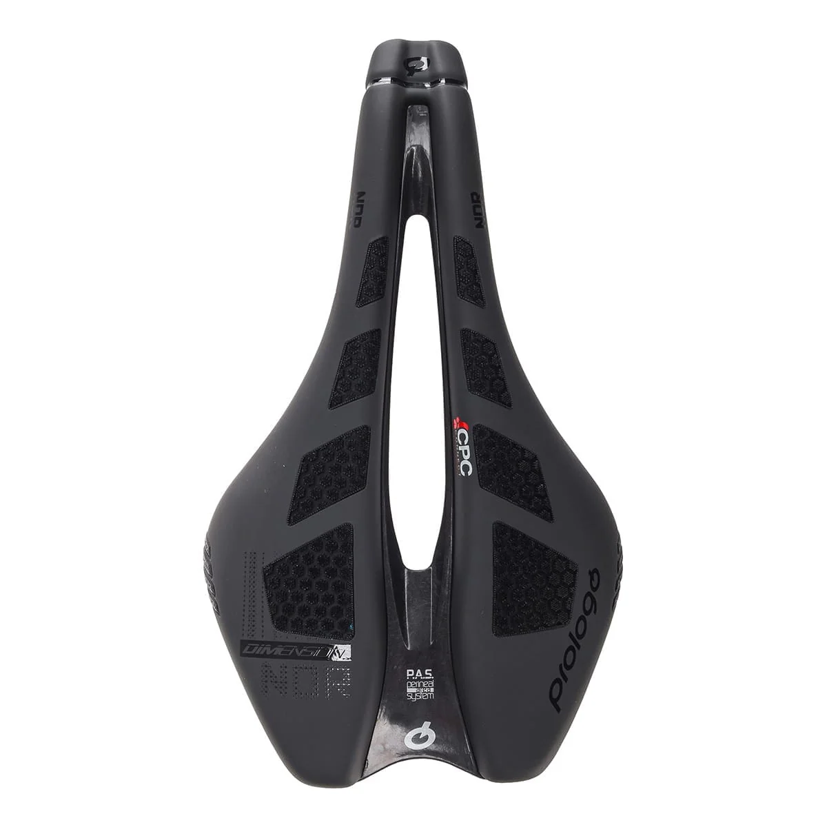 Selle PROLOGO DIMENSION NDR CPC 143 mm Rails TiroX Noir - Image 4