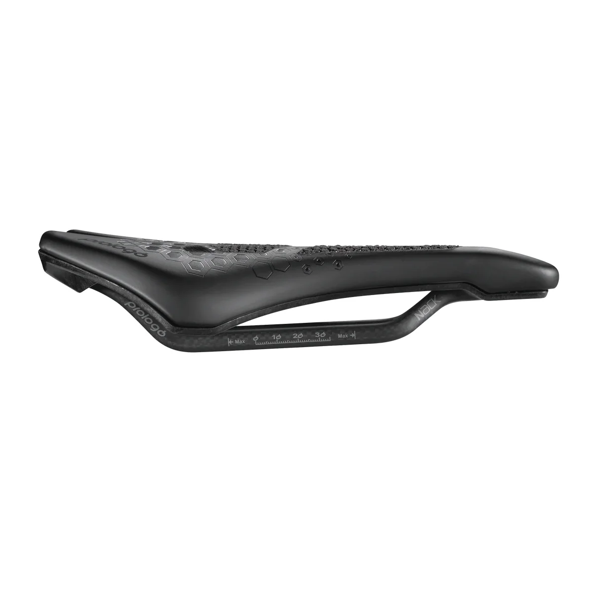 Selle PROLOGO DIMENSION TRI CPC Largeur 143mm Rails Nack Carbone Noir - Image 2