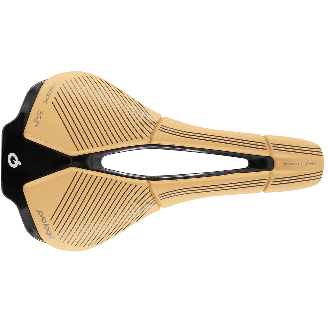 Selle PROLOGO SCRATCH M5 PAS AGX SLIDE CONTROL Rails Tirox Beige