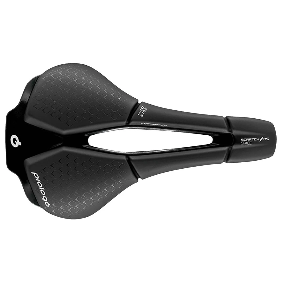 Selle PROLOGO SCRATCH M5 PAS SPACE Rails Carbone largeur 147mm Noir