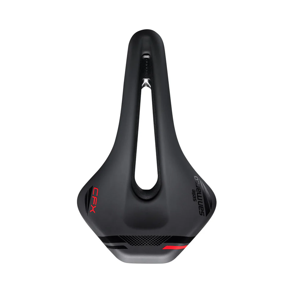 Selle SAN MARCO GROUND SHORT OPEN-FIT CARBON FX 155mm Noir - Image 3
