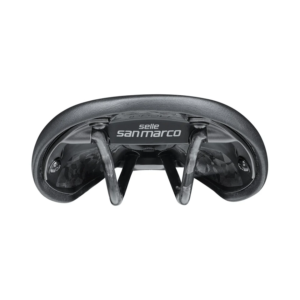 Selle SAN MARCO REGAL SHORT OPEN-FIT CARBON FX S3 Largeur 140mm Rails Carbone - Image 4