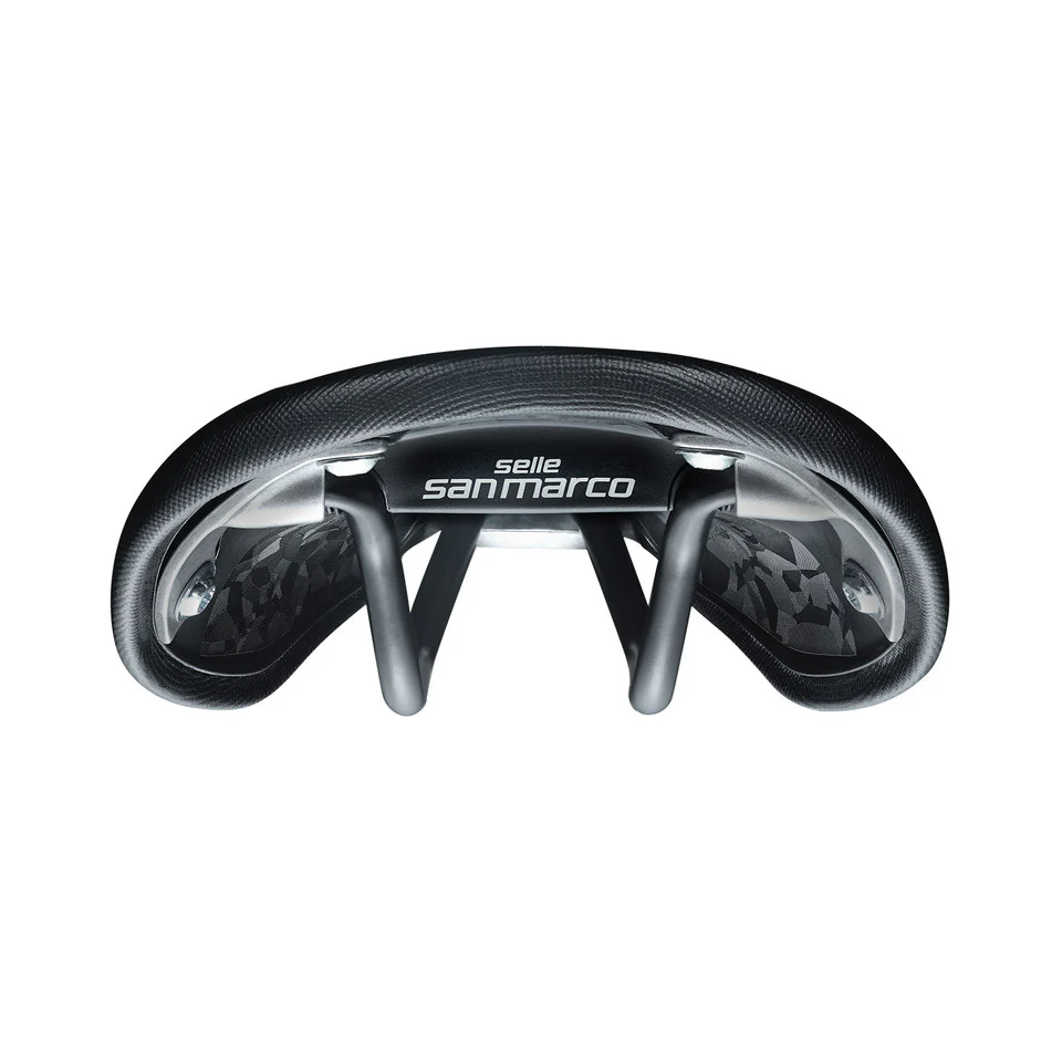 Selle SAN MARCO REGAL SHORT OPEN-FIT DYNAMIC S2 Largeur 140mm Rails Manganèse - Image 4