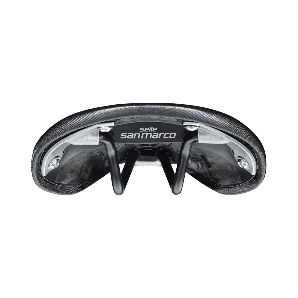 Selle SAN MARCO REGAL SHORT OPEN-FIT DYNAMIC L2 Largeur 165mm Rails Manganèse - Image 4