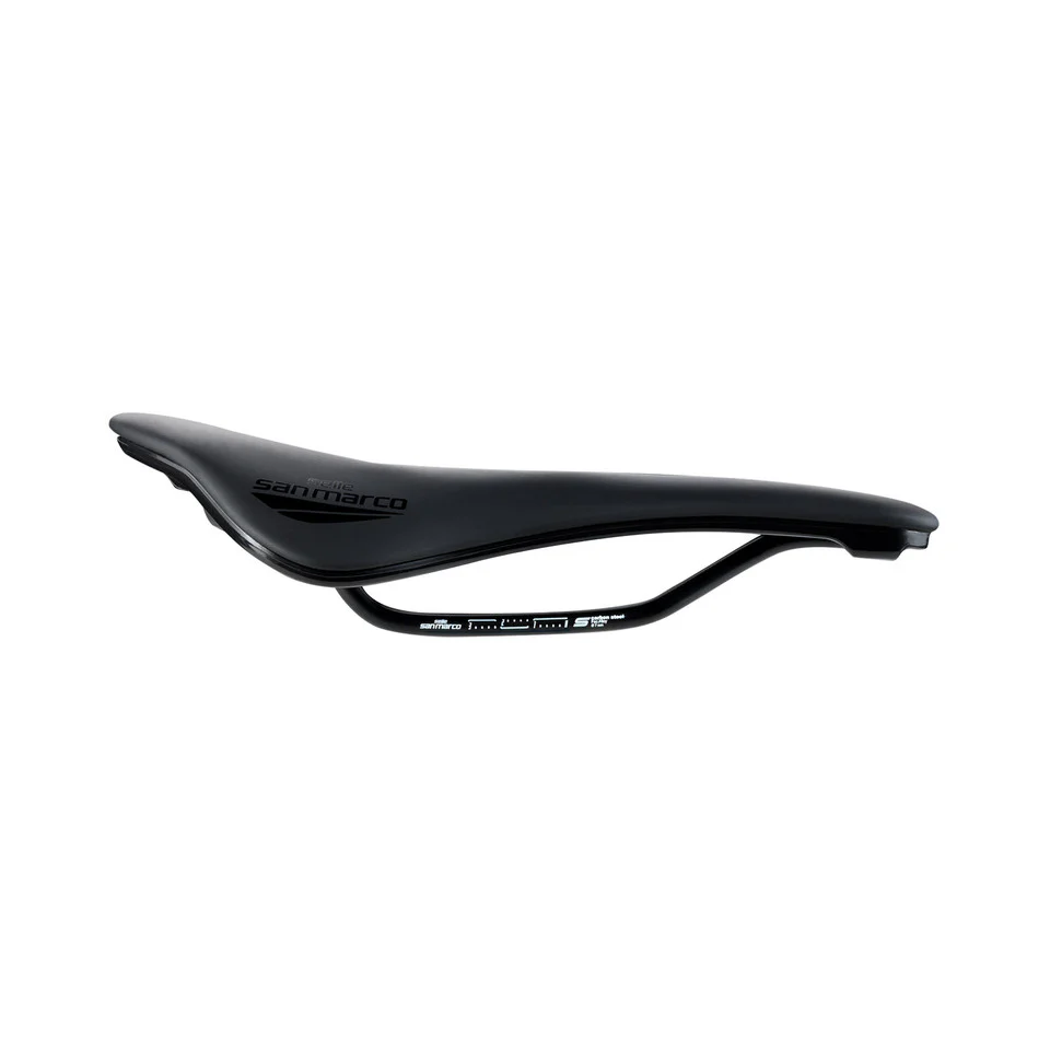 Selle SAN MARCO SHORTFIT 2.0 OPEN-FIT SPORT S3 Largeur 140mm Rails Composite - Image 2