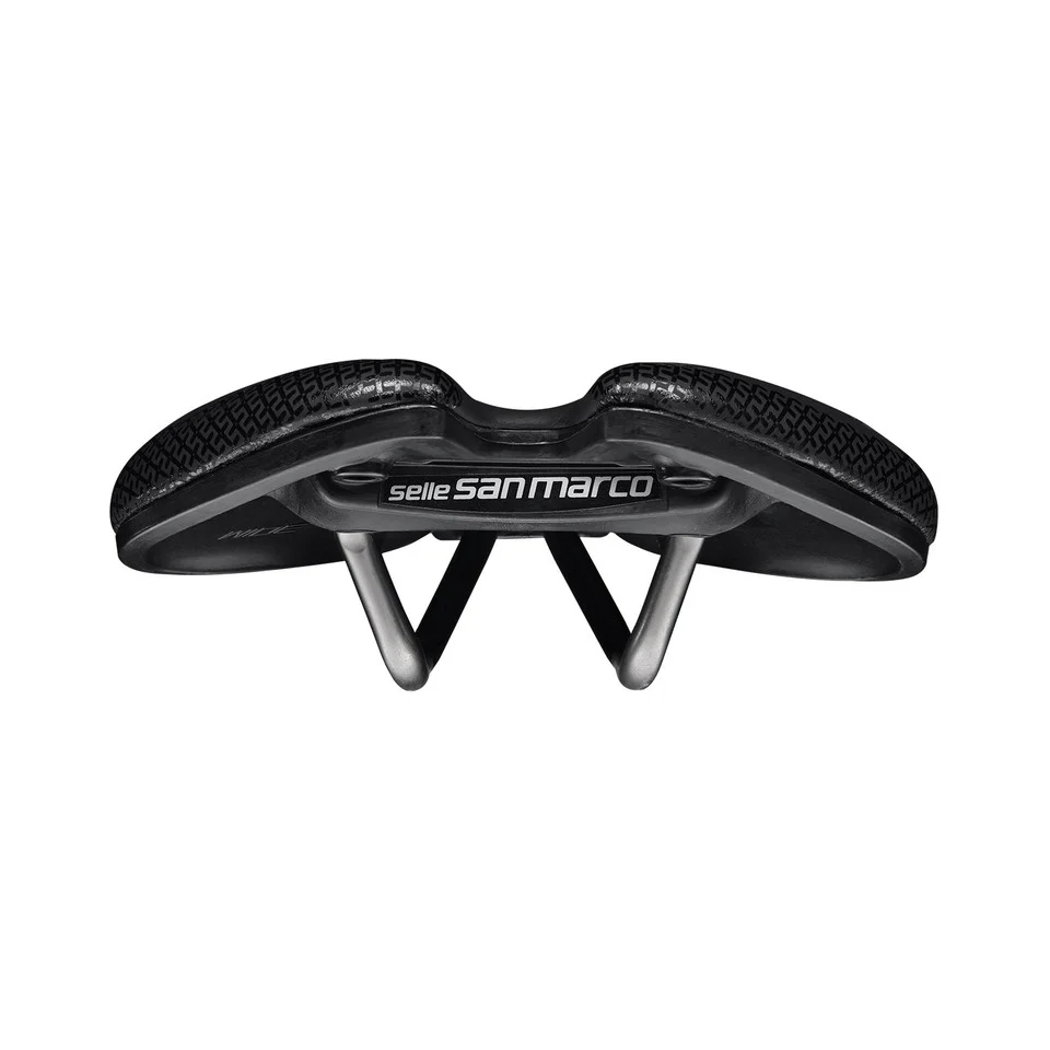 Selle SAN MARCO SHORTFIT 2.0 SUPERCOMFORT OPEN-FIT RACING L3 Largeur 155mm Rails Acier Xsilite - Image 5