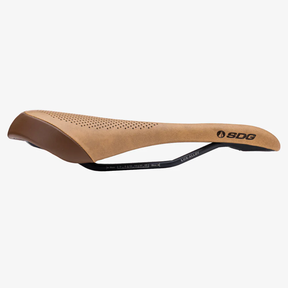 Selle SDG ALLURE V2 Femme Rails Lux-Alloy Marron - Image 3
