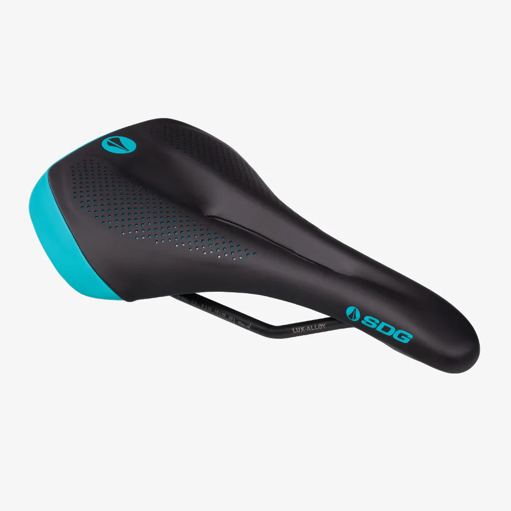 Selle SDG ALLURE V2 Femme-Rails Lux-Alloy Noir/Turquoise - Image 4