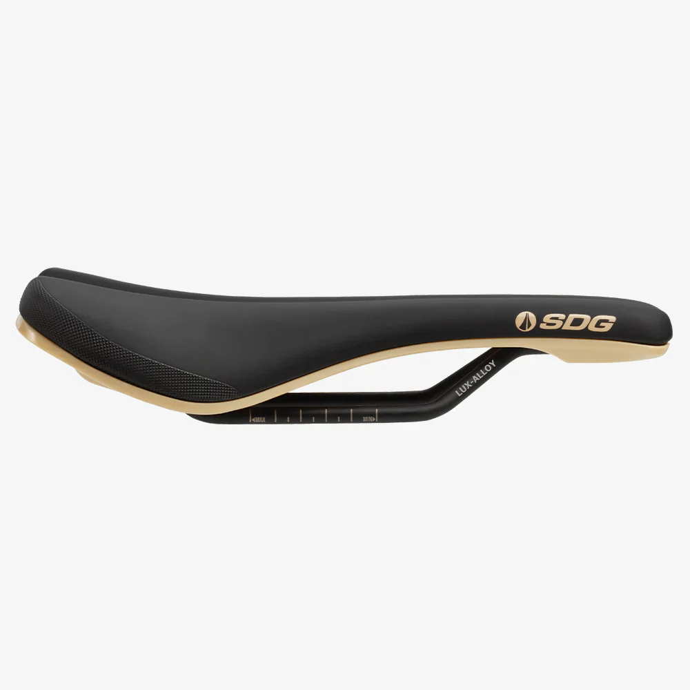 Selle SDG BEL-AIR V3 Rails Lux Alloy Noir/Beige - Image 3