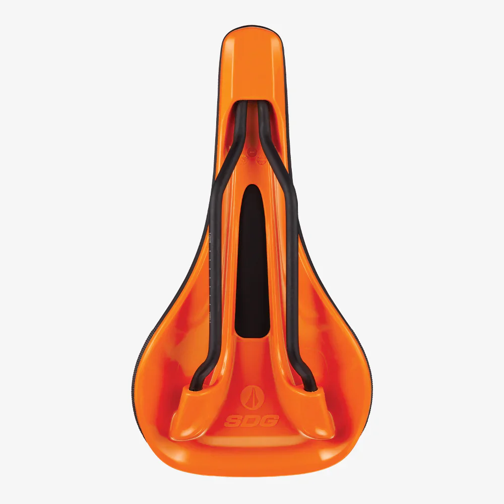 Selle SDG BEL-AIR V3 Rails Lux Alloy Noir/Orange - Image 4