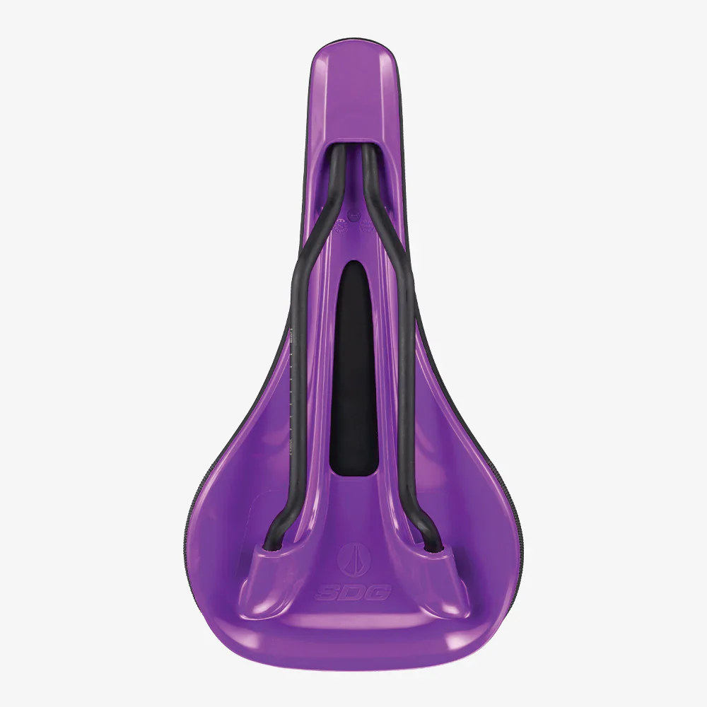Selle SDG BEL-AIR V3 Rails Lux Alloy Noir/Violet - Image 4