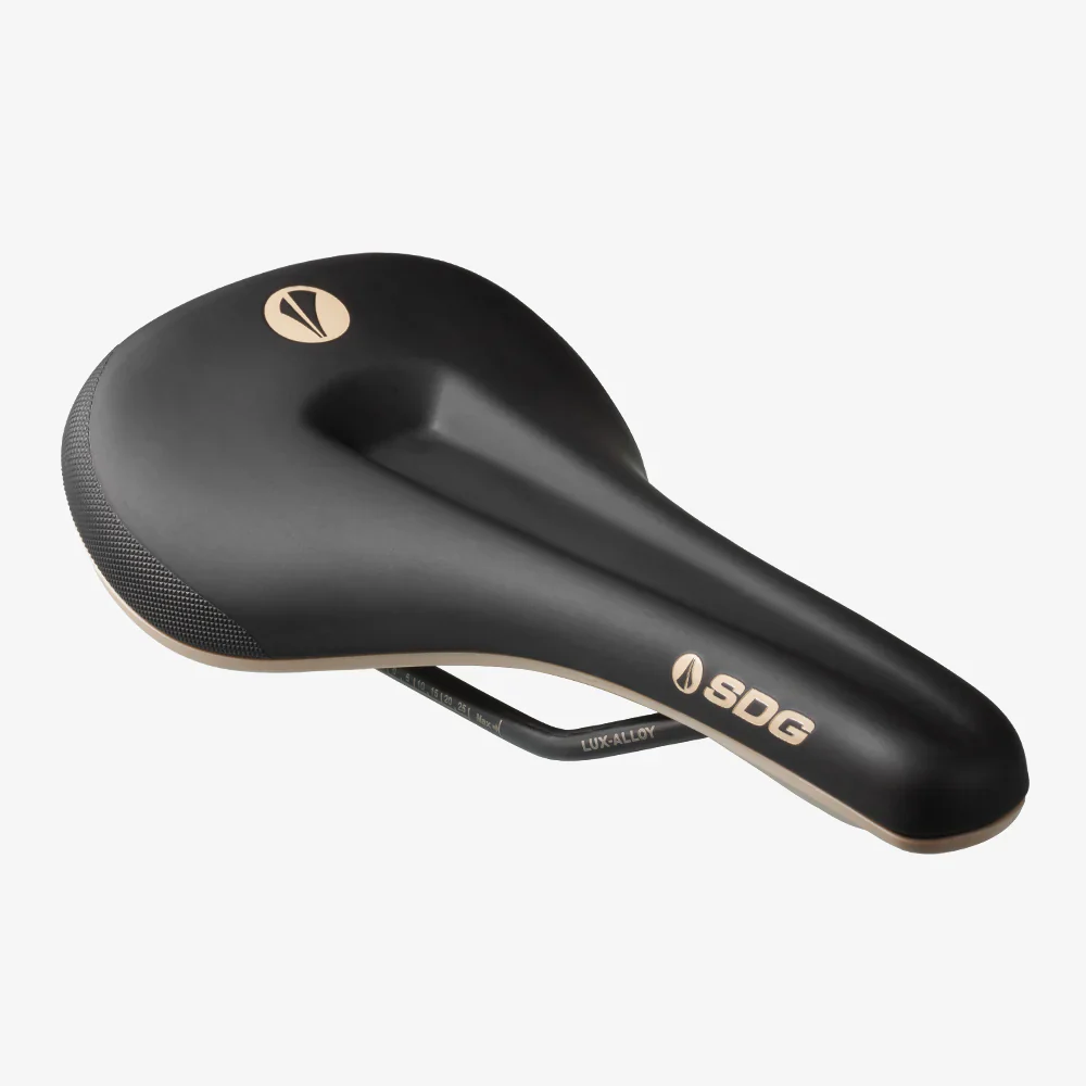 Selle SDG BEL-AIR V3 MAX Rails Lux-Alloy Noir/Beige - Image 5