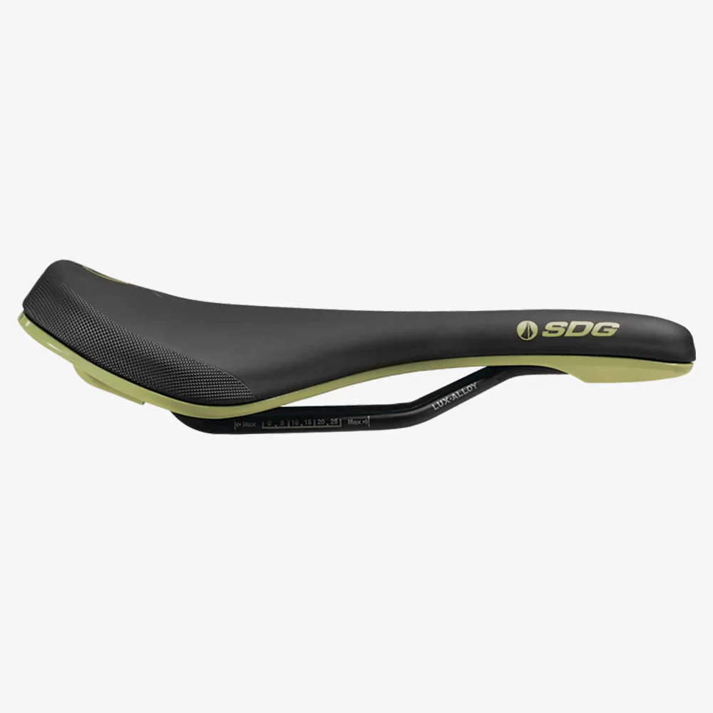 Selle SDG BEL-AIR V3 MAX Rails Lux-Alloy Noir/Vert - Image 3
