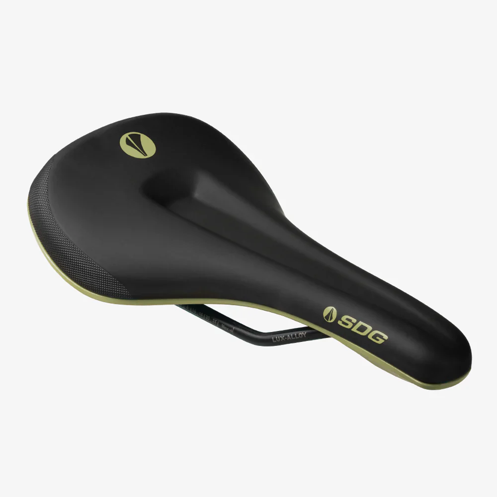 Selle SDG BEL-AIR V3 MAX Rails Lux-Alloy Noir/Vert - Image 5