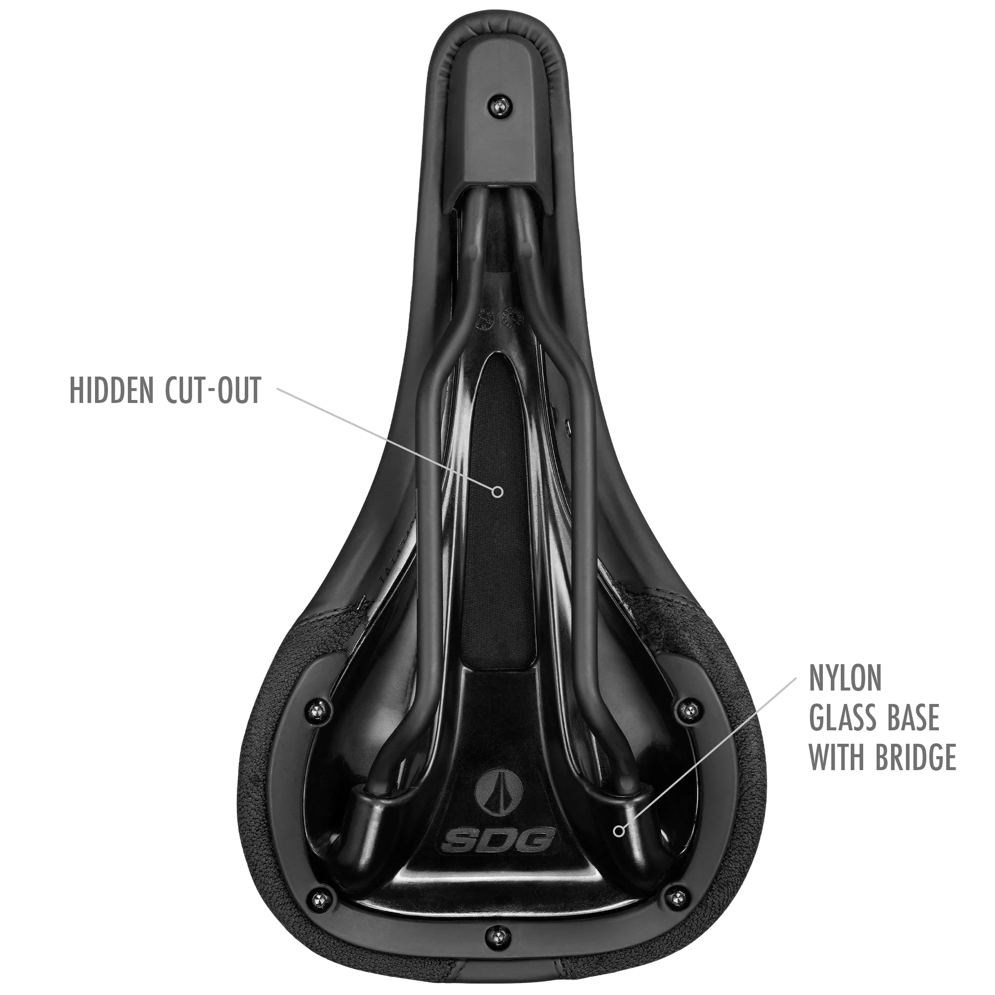 Selle SDG BEL-AIR V3 Rails Lux-Alloy Noir - Image 5