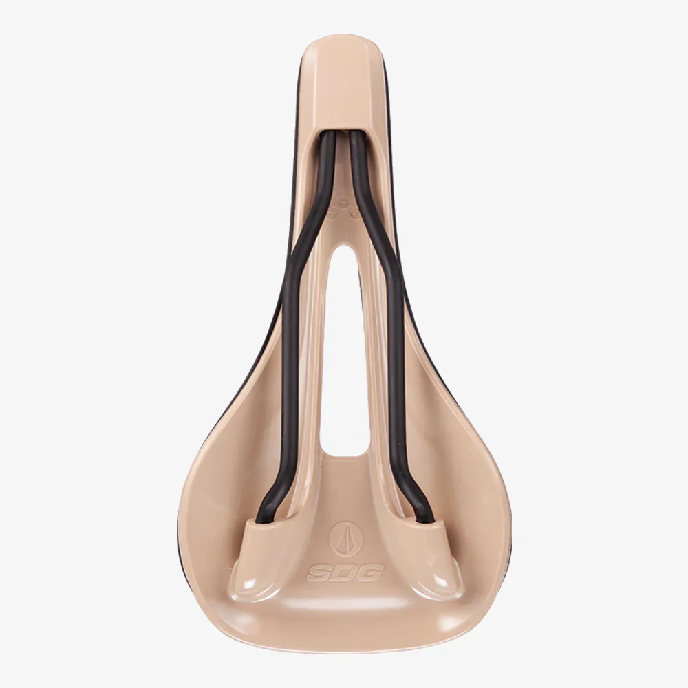 Selle SDG BEL-AIR V3 OVERLAND Rails Lux-Alloy Noir/Beige - Image 4