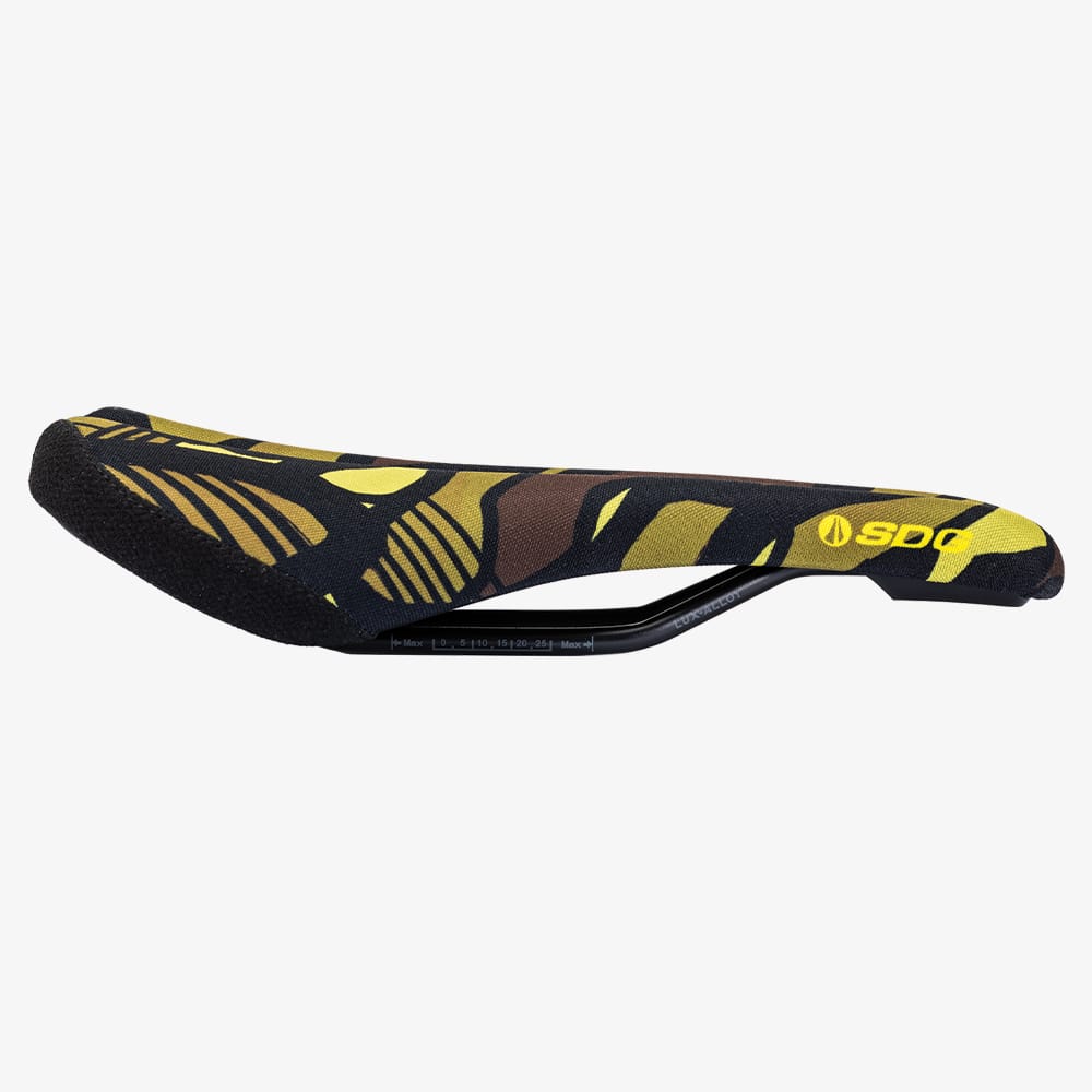 Selle SDG BEL-AIR V3 TERRA FIRMA Rails Lux Alloy Camo Jaune - Image 3