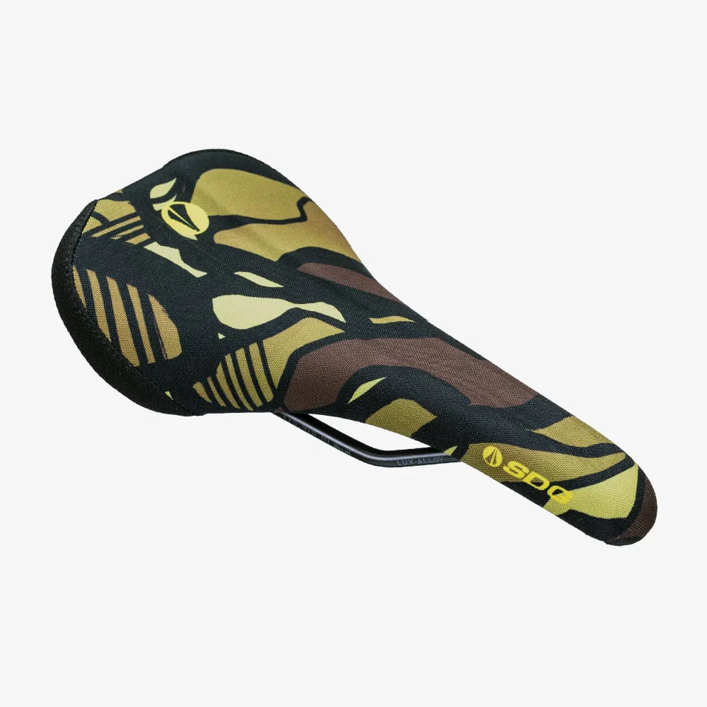 Selle SDG BEL-AIR V3 TERRA FIRMA Rails Lux Alloy Camo Jaune - Image 4