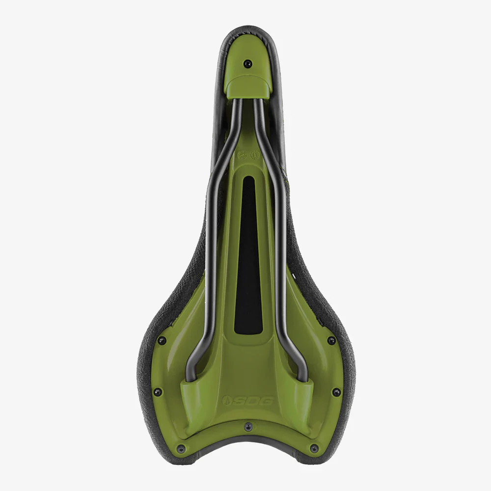 Selle SDG RADAR MTN Rails Cr-Mo Noir/Vert Olive - Image 2