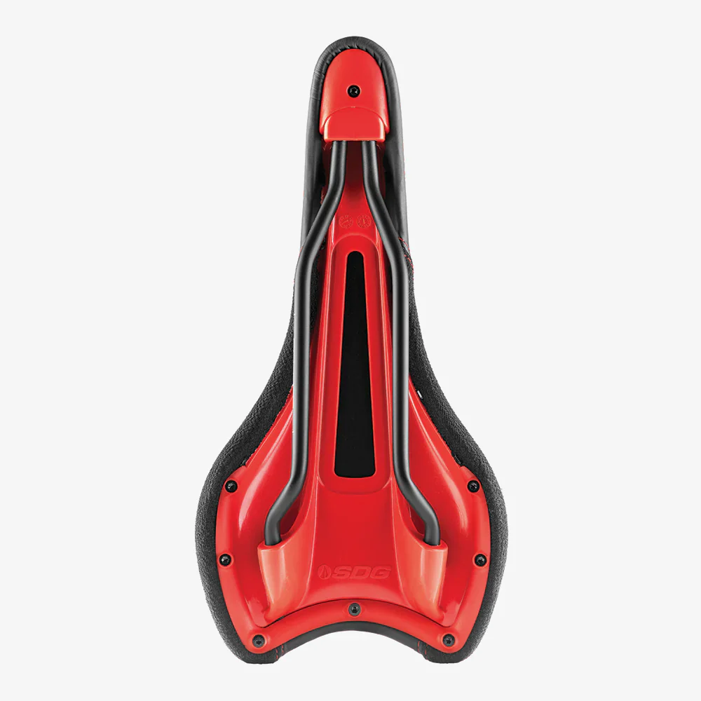 Selle SDG RADAR MTN Rails Titane-Alu Noir/Rouge - Image 7