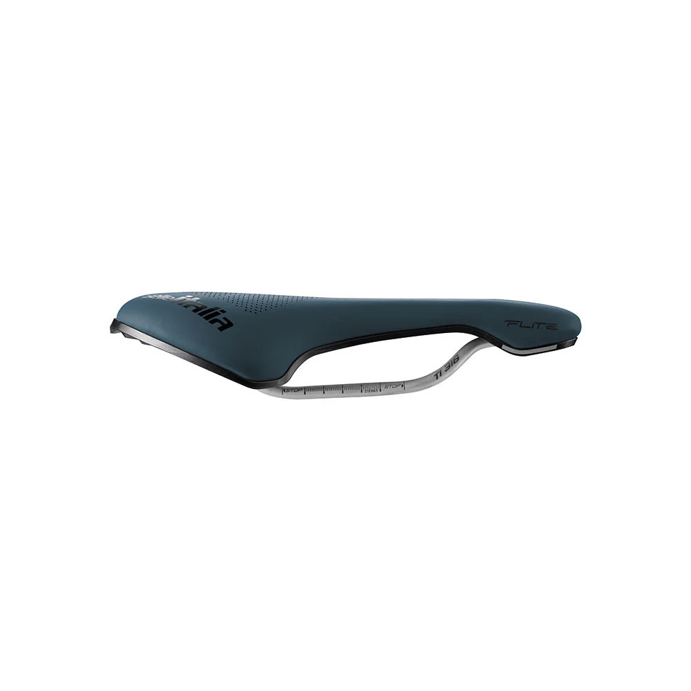 Selle SELLE ITALIA FLITE BOOST GRAVEL SUPERFLOW L Rails TI316 Bleu - Image 2