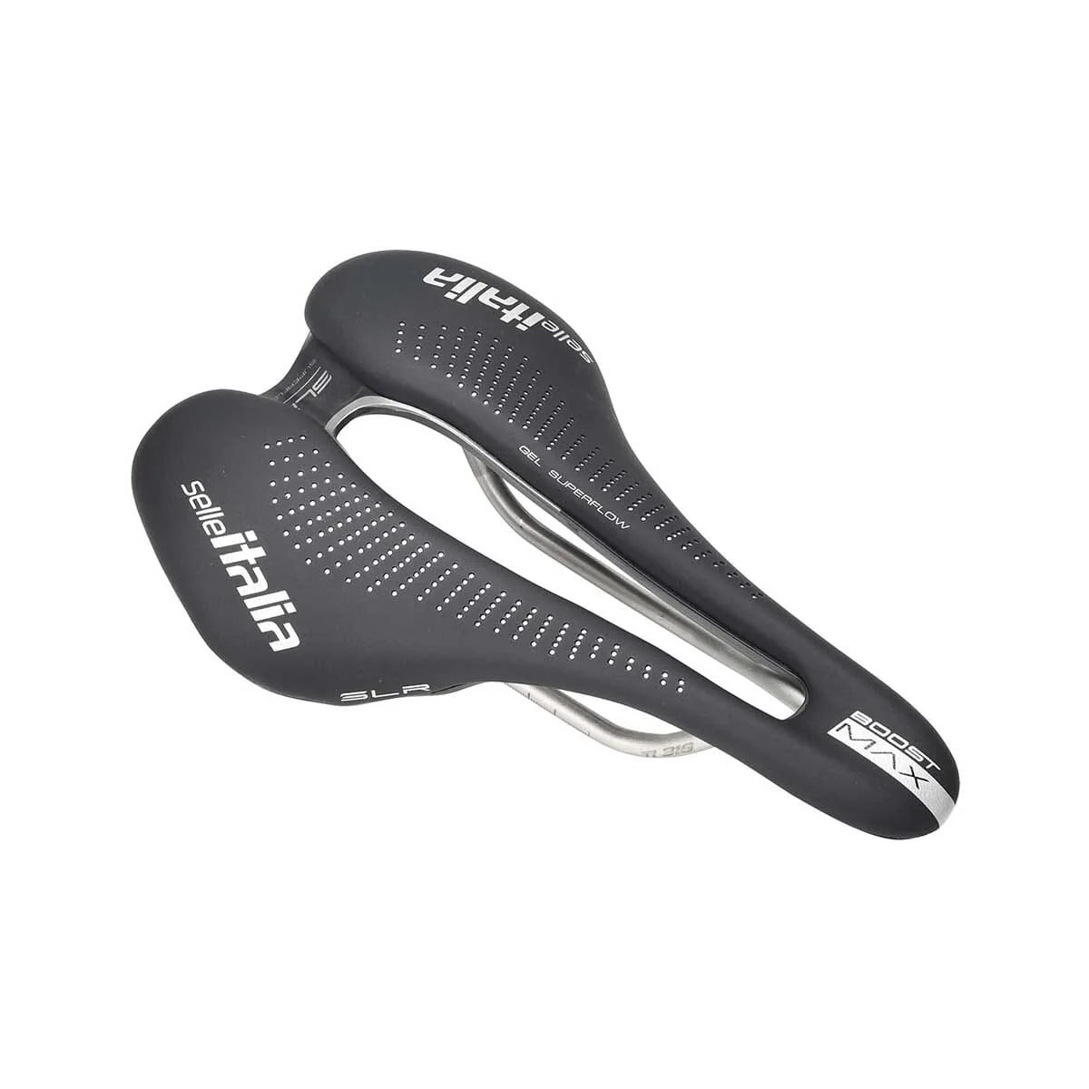 Selle SELLE ITALIA MAX SLR BOOST GEL SUPERFLOW L Rails TI316
