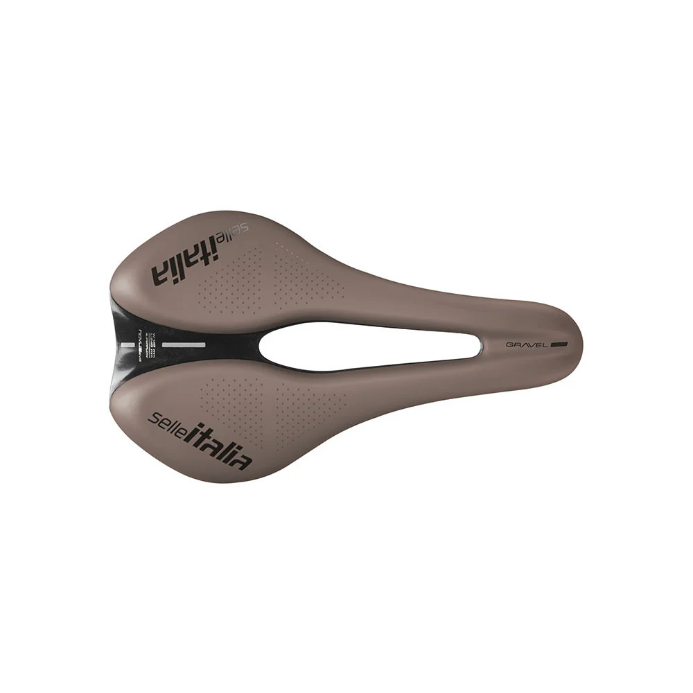 Selle SELLE ITALIA NOVUS BOOST EVO GRAVEL SUPERFLOW TM L Rails Manganèse Marron - Image 3