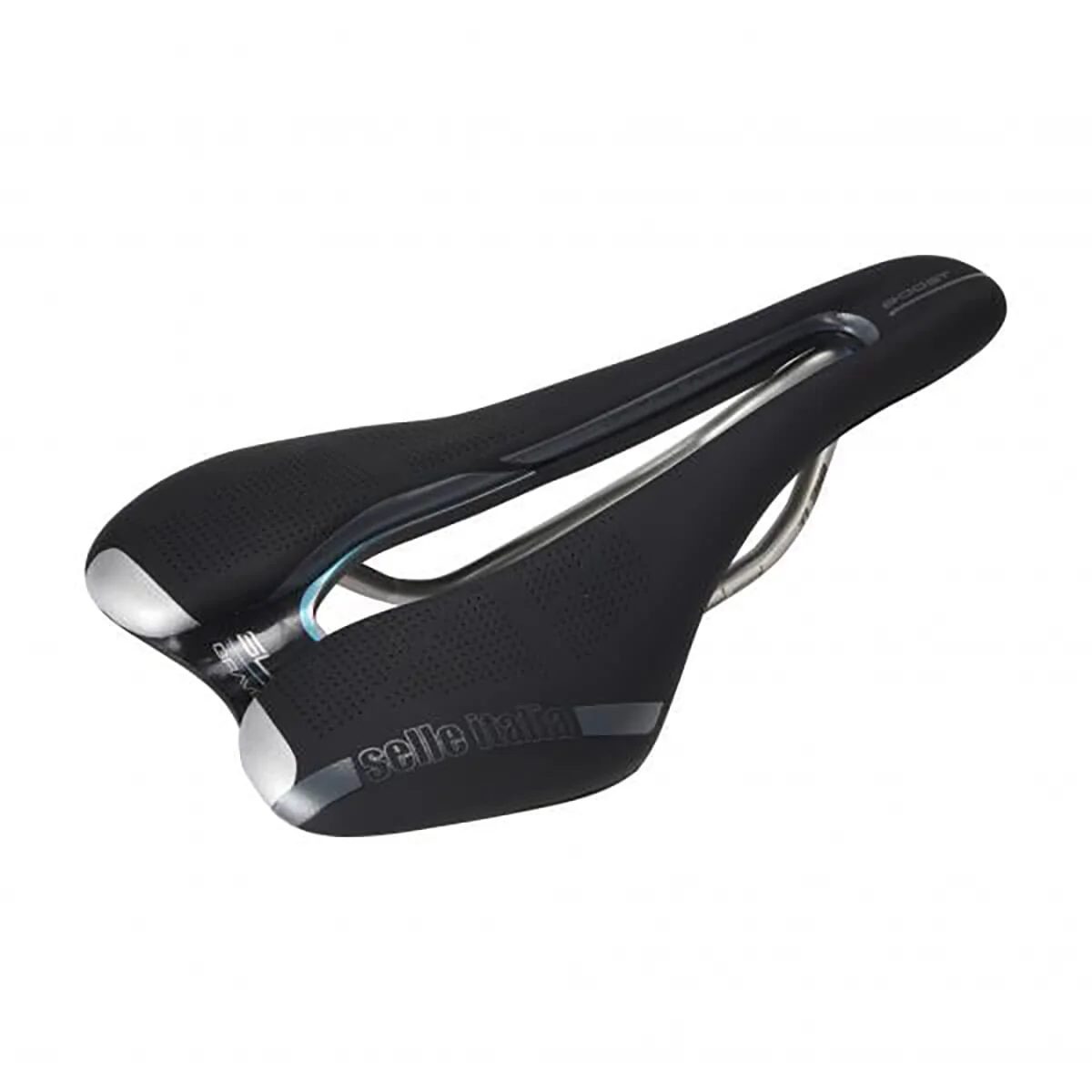 Selle SELLE ITALIA SLR BOOST GRAVEL SUPERFLOW L Rails Ti316 Noir - Image 5