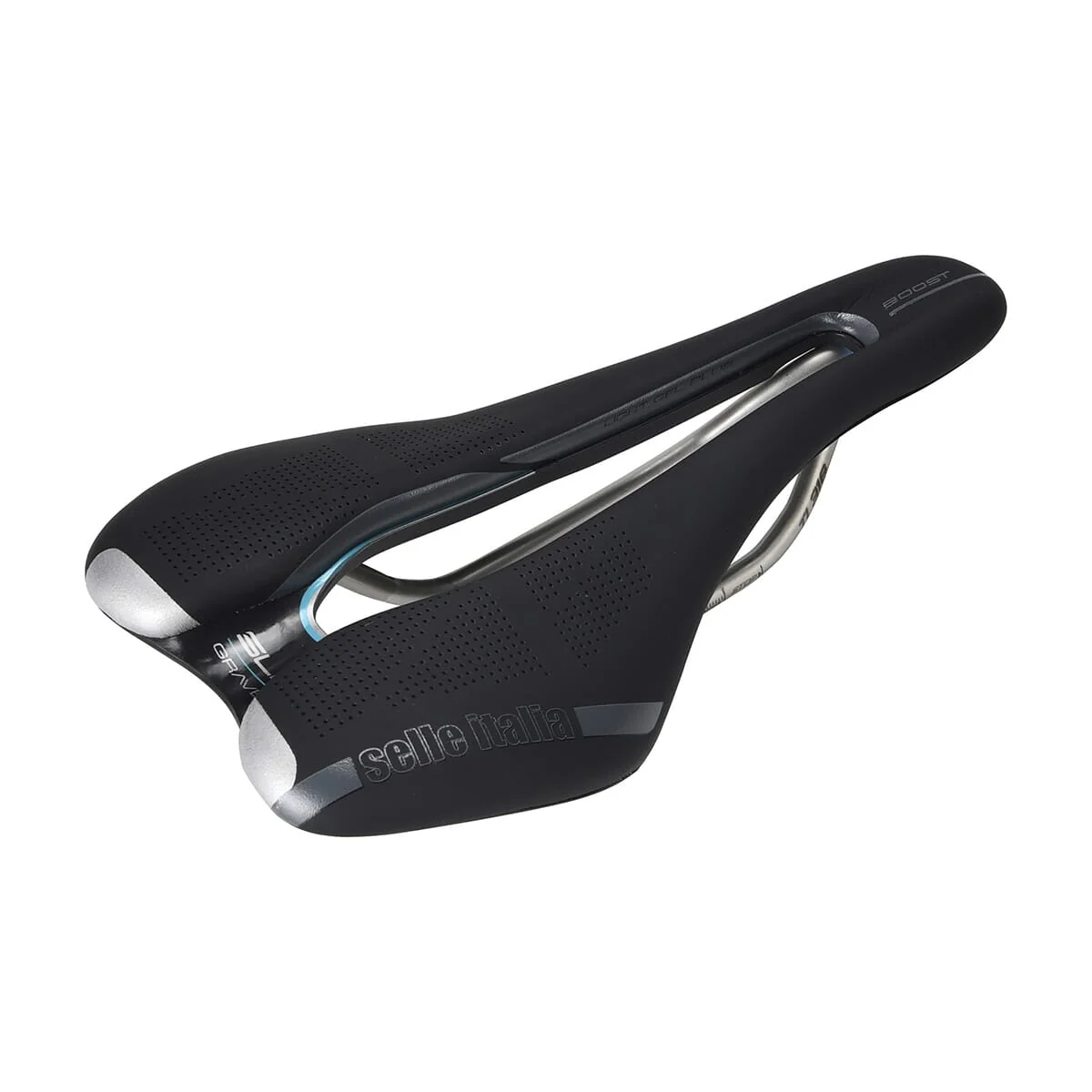 Selle SELLE ITALIA SLR BOOST GRAVEL SUPERFLOW S Rails Ti316 Noir - Image 5