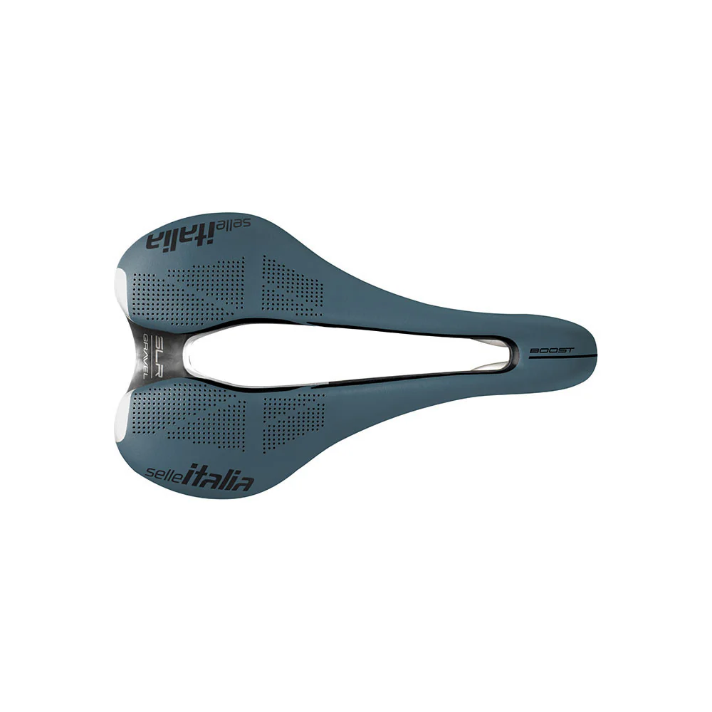 Selle SELLE ITALIA SLR BOOST GRAVEL SUPERFLOW S Rails TI316 Bleu - Image 3