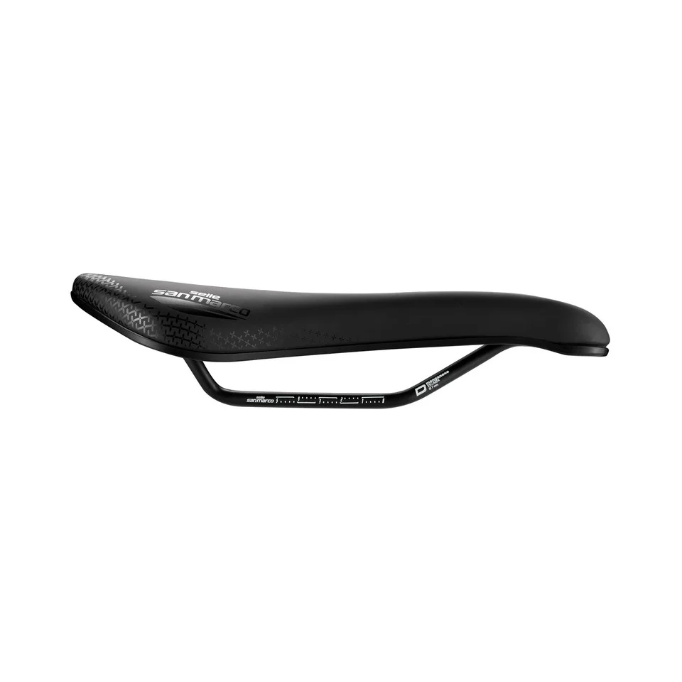 Selle SAN MARCO ASPIDE SHORT COMFORT OPEN-FIT DYNAMIC S3 Largeur 144mm Rails Manganèse - Image 2