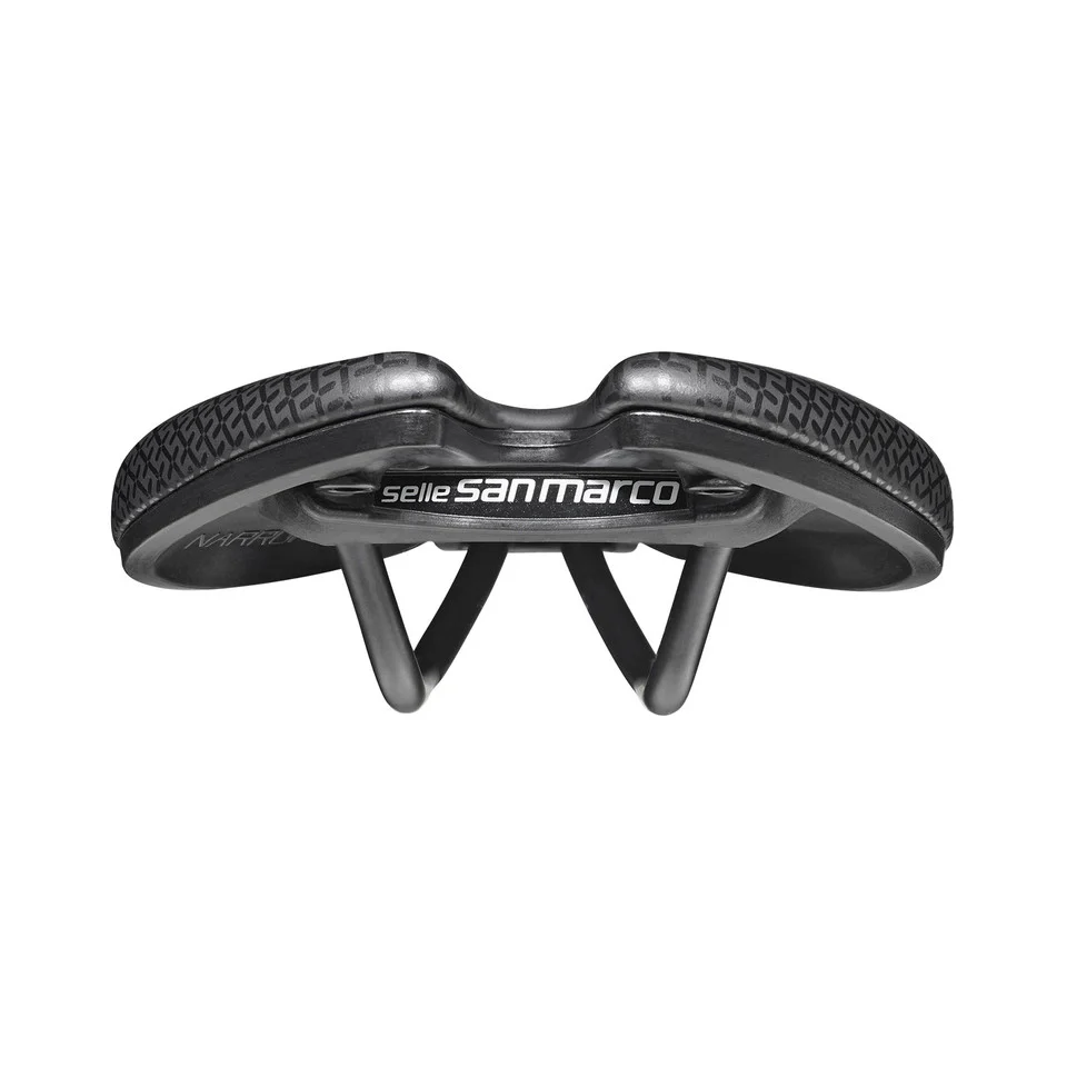Selle SAN MARCO ASPIDE SHORT COMFORT OPEN-FIT DYNAMIC S3 Largeur 144mm Rails Manganèse - Image 5