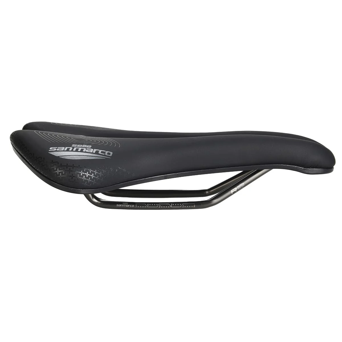 Selle SELLE SAN MARCO APSIDE SHORT SUPERCOMFORT OPEN-FIT RACING 149mm Rails Manganèse - Image 3