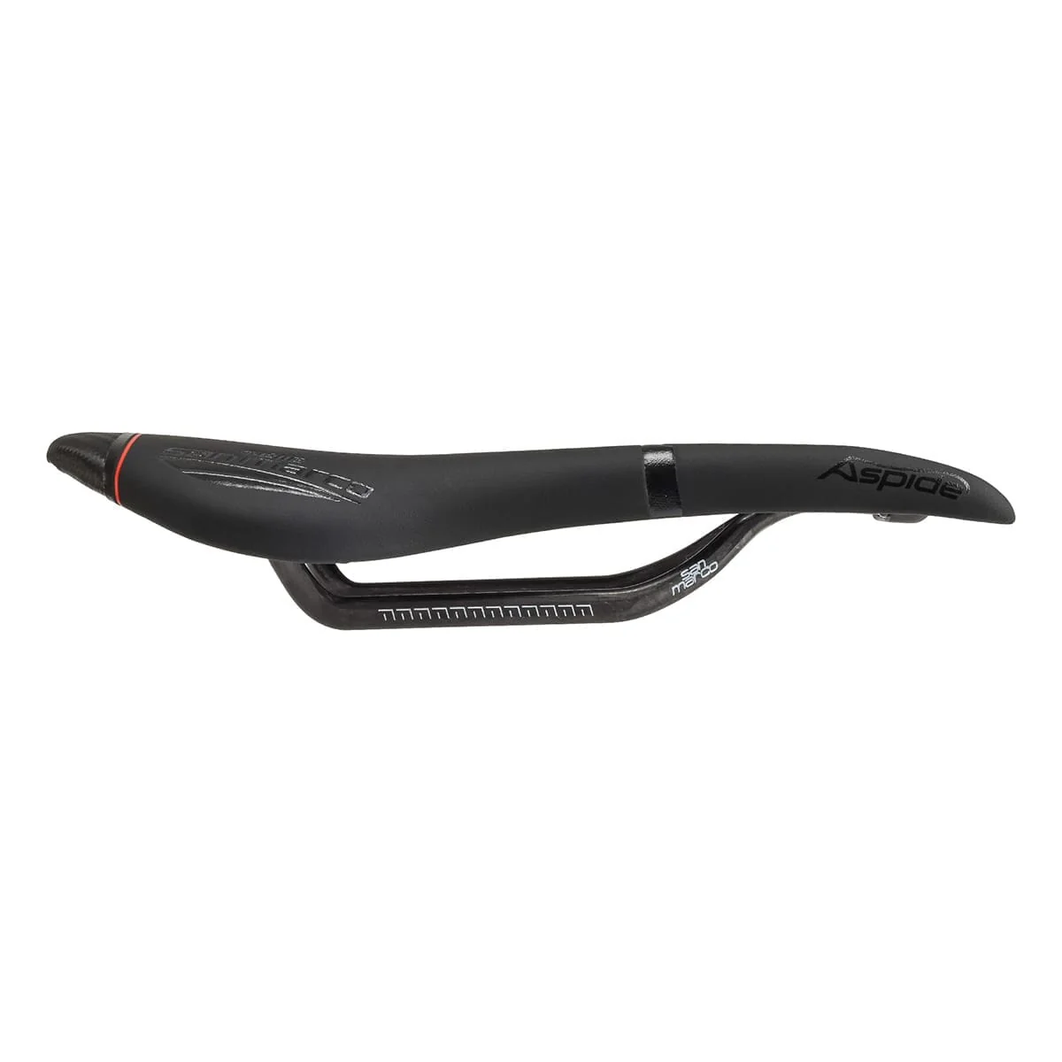 Selle SAN MARCO ASPIDE CARBON FX OPEN FIT NARROW Rails Carbone - Image 2