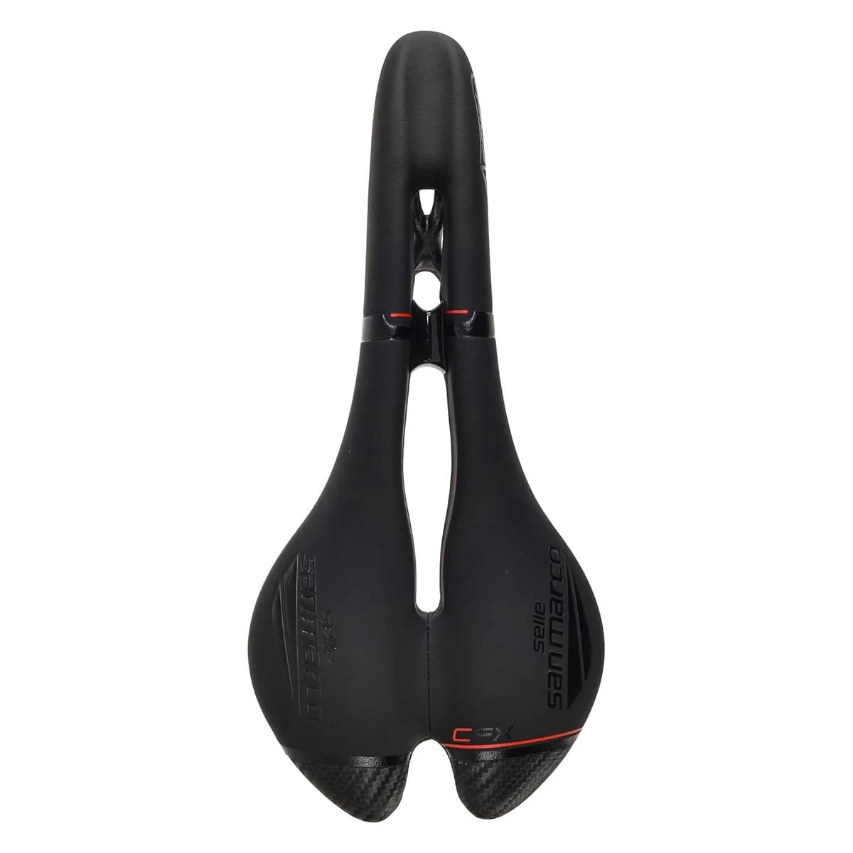 Selle SAN MARCO ASPIDE CARBON FX OPEN FIT NARROW Rails Carbone - Image 3