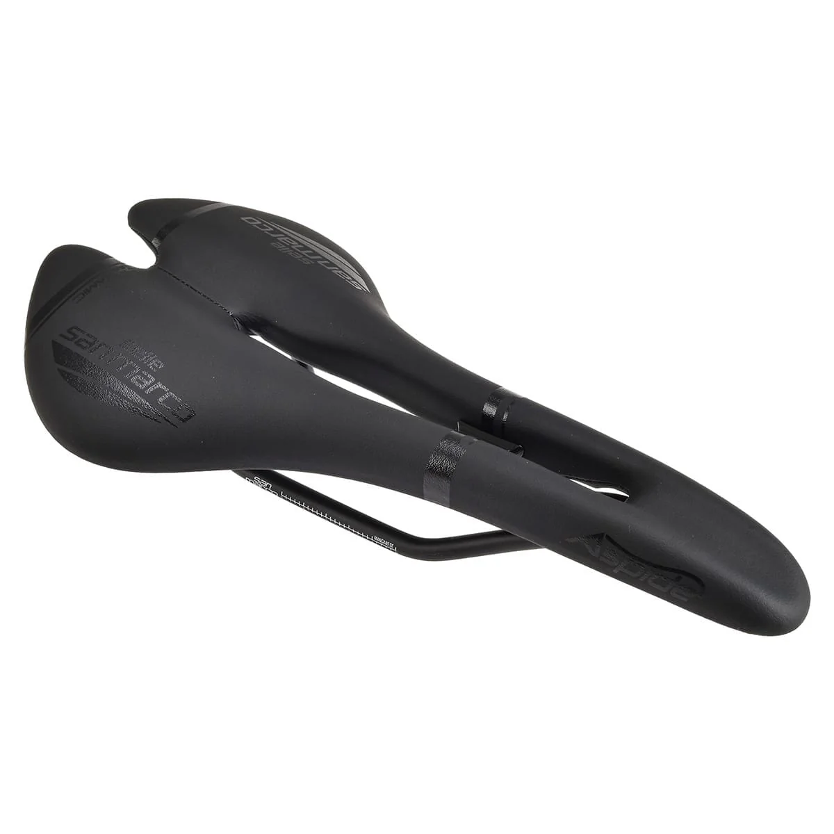 Selle SAN MARCO ASPIDE DYNAMIC OPEN FIT WIDE Rails Manganèse Noir