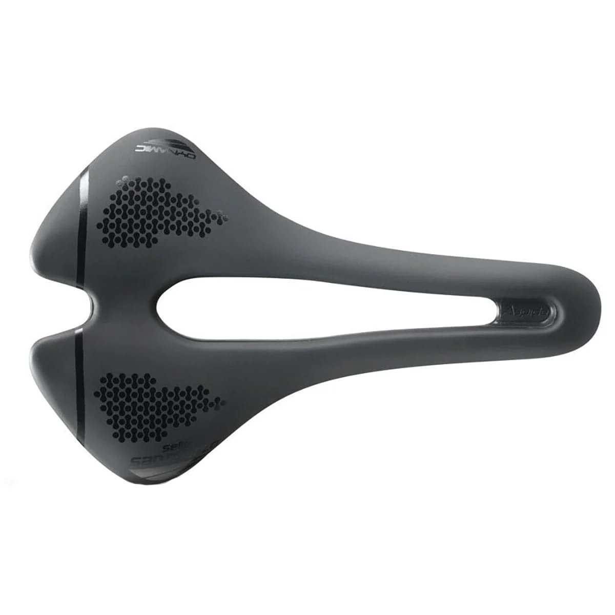 Selle SAN MARCO ASPIDE SHORT OPEN-FIT DYNAMIC NARROW Rails Manganèse