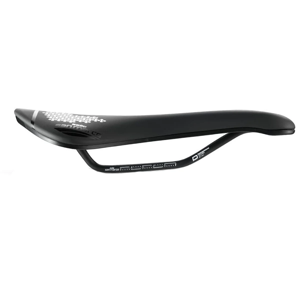 Selle SAN MARCO ASPIDE SHORT OPEN-FIT DYNAMIC NARROW Rails Manganèse - Image 2