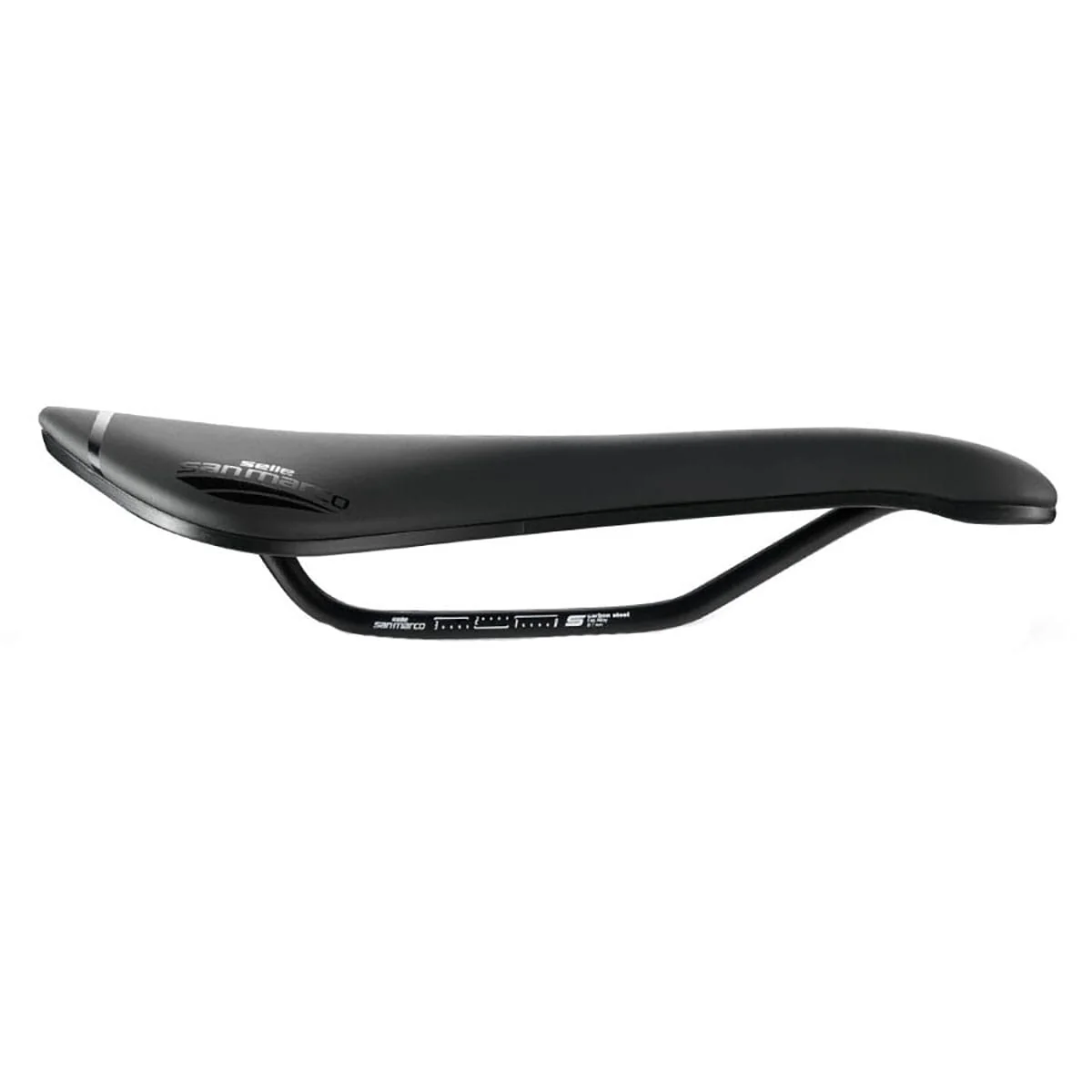 Selle SAN MARCO ASPIDE SHORT OPEN-FIT SPORT WIDE Rails Acier - Image 2