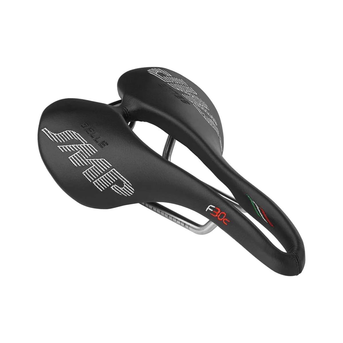 Selle SMP F30C Largeur 150mm Rails Inox Noir