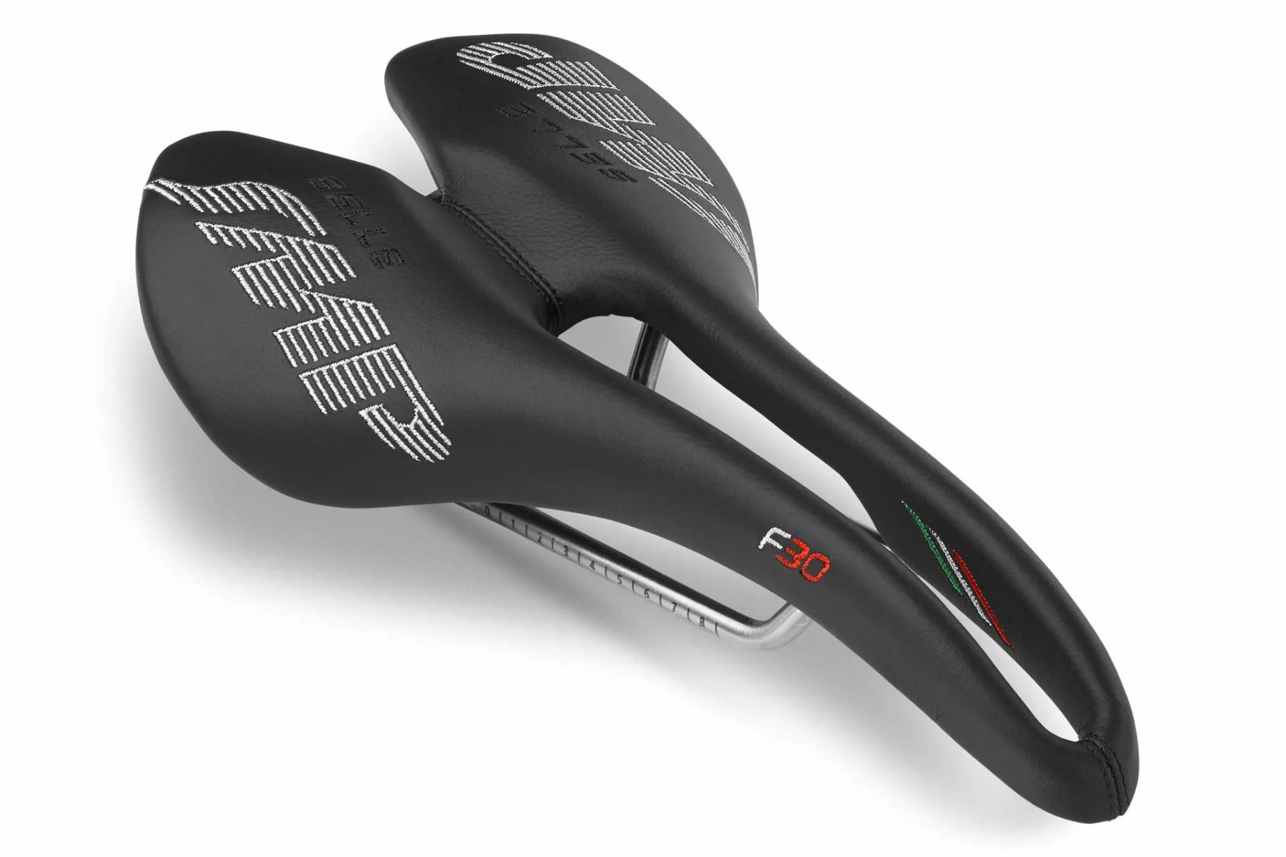 Selle SMP F30 Largeur 149mm Rails Inox Noir - Image 3