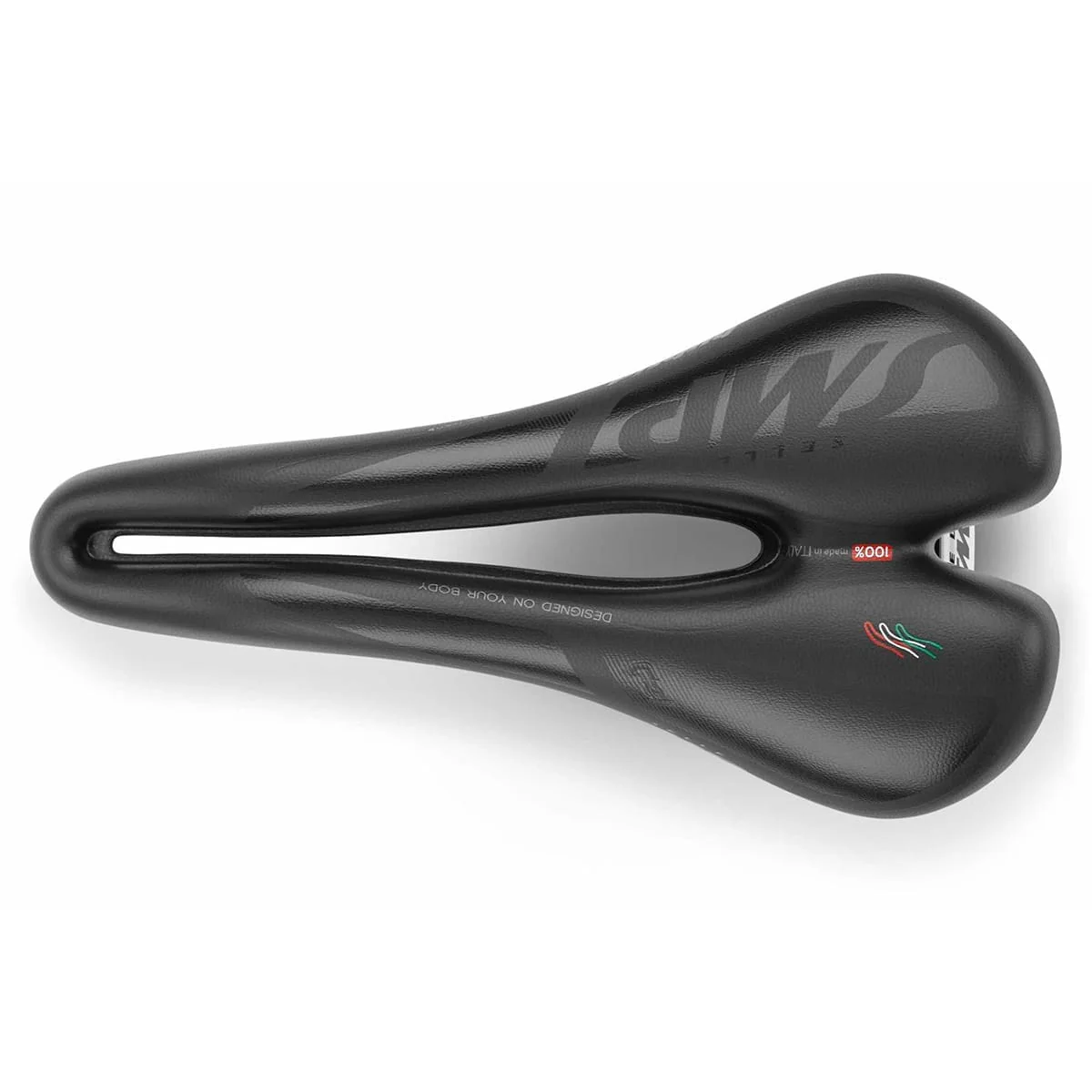 Selle SMP HYBRIDE GEL Largeur 140mm Rails Acier Noir - Image 3