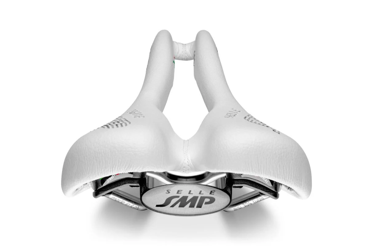 Selle SMP LITE 209 Largeur 139mm Rails Inox Blanc - Image 5